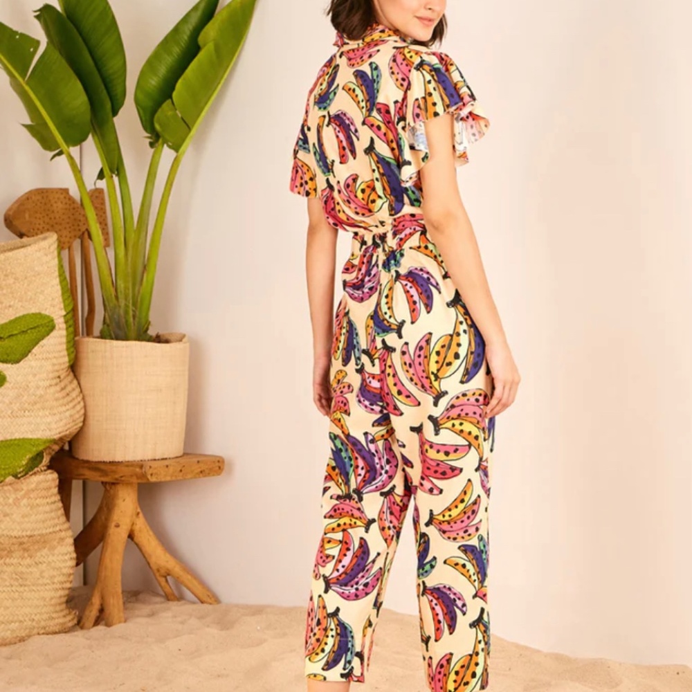 Farm Rio Banana Jumpsuit
